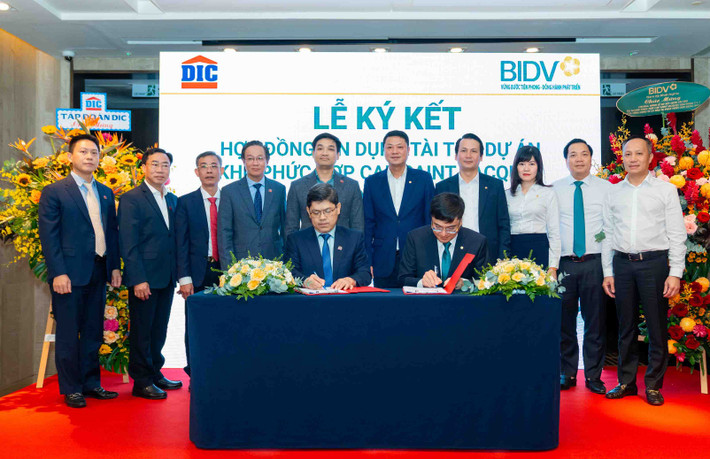 Đại diện BIDV và DIC ký kết Hợp đồng tín dụng tài trợ Dự án Khu phức hợp Cap Saint Jacques giai đoạn 2 và 3 BIDV tài trợ vốn xây dựng Khu phức hợp Cap Saint Jacques tại TP. Vũng Tàu -0