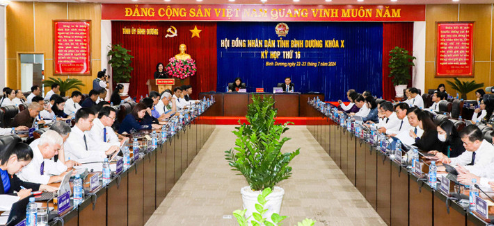 Kỳ họp thứ 16, HĐND tỉnh Bình Dương Khóa X. Ảnh: Đ. Trọng Kỳ họp thứ 16, HĐND tỉnh Bình Dương Khóa X - ẢNH Đ. TRỌNG