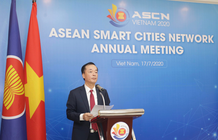 Bộ trưởng Bộ Xây dựng Phạm Hồng Hà phát biểu khai mạc hội nghị - Ảnh: TTXVN Bộ trưởng Bộ Xây dựng Phạm Hồng Hà phát biểu khai mạc hội nghị - Ảnh: TTXVN