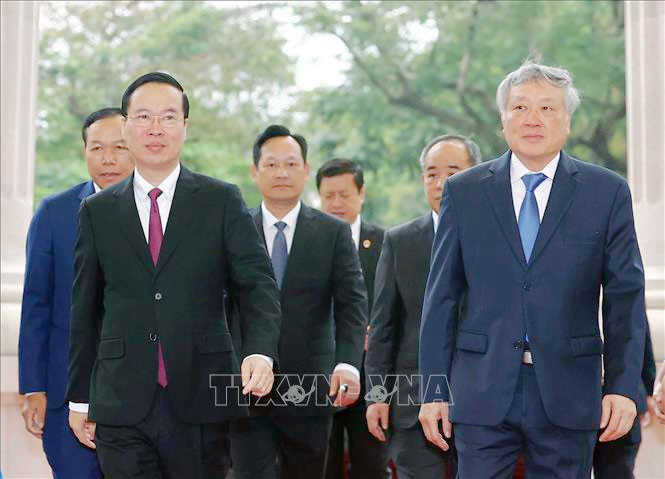 Chủ tịch Nước Võ Văn Thưởng: Xây dựng chế định tố tụng tư pháp lấy xét xử là trung tâm, tranh tụng là đột phá ảnh 1 Chủ tịch Nước Võ Văn Thưởng: Xây dựng chế định tố tụng tư pháp lấy xét xử là trung tâm, tranh tụng là đột phá -0