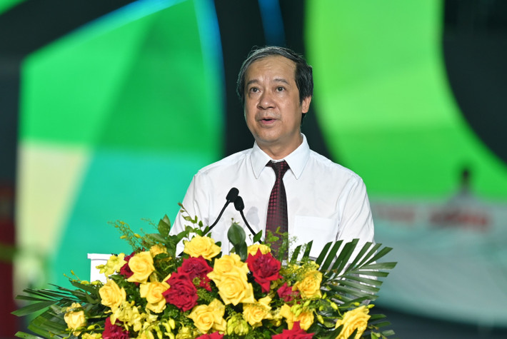 Bộ trưởng Bộ GD-ĐT Nguyễn Kim Sơn phát biểu khai mạc Khai mạc đại hội thể thao học đường lớn nhất toàn quốc -0