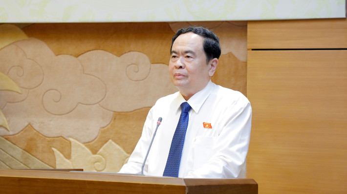Phó Chủ tịch Thường trực Quốc hội Trần Thanh Mẫn phát biểu tại buổi gặp mặt. Ảnh: Hồ Long Phó Chủ tịch Thường trực Quốc hội Trần Thanh Mẫn gặp mặt nữ lãnh đạo, nữ đại biểu Quốc hội, HĐND tỉnh Nghệ An -0