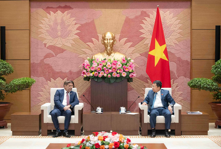 Chủ nhiệm Ủy ban Đối ngoại Vũ Hải Hà tiếp Bộ trưởng Nông nghiệp Cộng hòa Dominica ảnh 2 Chủ nhiệm Ủy ban Đối ngoại Vũ Hải Hà tiếp Bộ trưởng Bộ Nông nghiệp Cộng hòa Dominica