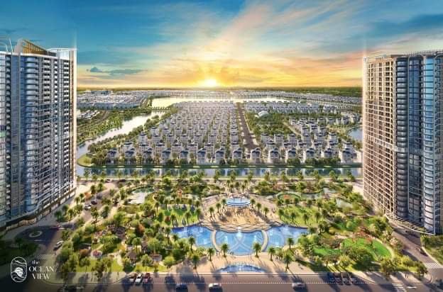 Tòa P1 thuộc phân khu The Pavilion sở hữu tầm nhìn đắt giá khi thu trọn quảng trường The Ocean View Tòa P1 thuộc phân khu The Pavilion sở hữu tầm nhìn đắt giá khi thu trọn quảng trường The Ocean View