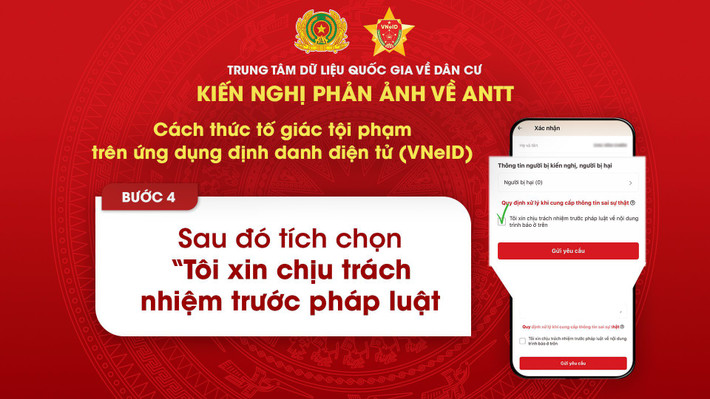 Bước 4- công dân thực hiện tích chọn Đấu tranh, phòng, chống hiệu tội phạm qua ứng dụng VNeID -0