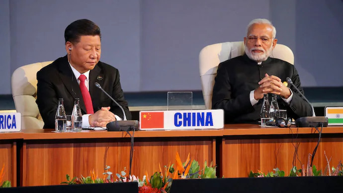Thủ tướng Ấn Độ Narendra Modi và Chủ tịch Trung Quốc Tập Cận Bình. Ảnh: Reuters Trung Quốc-Ấn Độ đẩy nhanh đàm phán biên giới -0