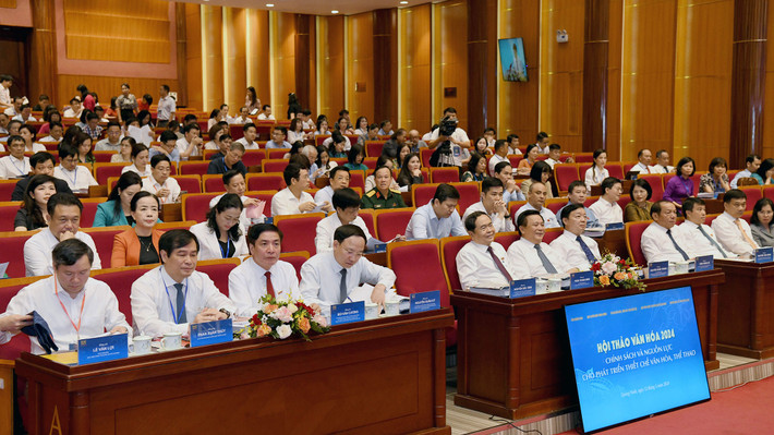 Các đại biểu tham dự Hội thảo. Ảnh: Lâm Hiển Tháo gỡ điểm nghẽn về chính sách hợp tác công tư tại các đơn vị sự nghiệp thể thao -0