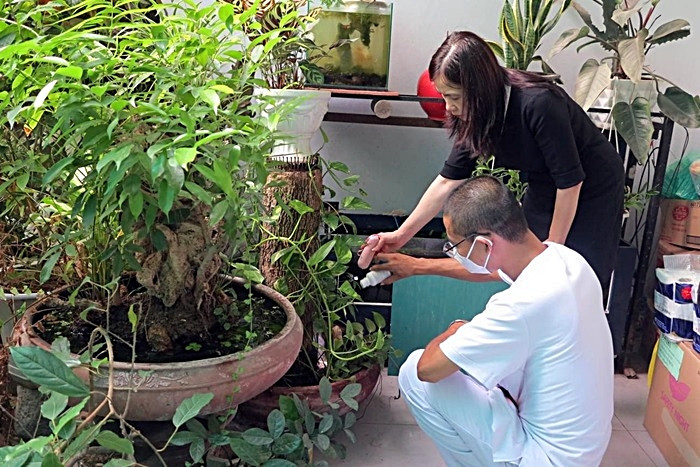 Kiểm tra ổ bọ gậy phòng bệnh trên địa bàn quận Hai Bà Trưng Tuần thứ 5 liên tiếp Hà Nội có số ca mắc sốt xuất huyết tăng -0