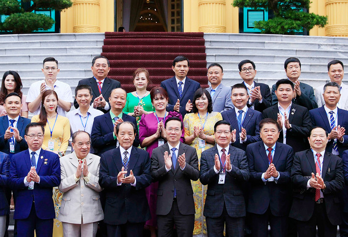 Chủ tịch nước Võ Văn Thưởng gặp mặt đại biểu Tổng Hội Nông nghiệp và Phát triển nông thôn Việt Nam ảnh 5 Chủ tịch nước Võ Văn Thưởng gặp mặt đại biểu Tổng Hội Nông nghiệp và Phát triển nông thôn Việt Nam -3