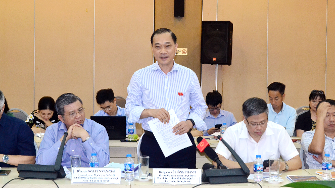 Ủy viên Trung ương Đảng, Chủ nhiệm Ủy ban Kinh tế - Phó Trưởng đoàn giám sát Vũ Hồng Thanh phát biểu tại cuộc làm việc của Đoàn giám sát của Quốc hội với VCCI Ủy viên Trung ương Đảng, Chủ nhiệm Ủy ban Kinh tế - Phó Trưởng đoàn giám sát Vũ Hồng Thanh phát biểu tại cuộc làm việc của Đoàn giám sát của Quốc hội với VCCI