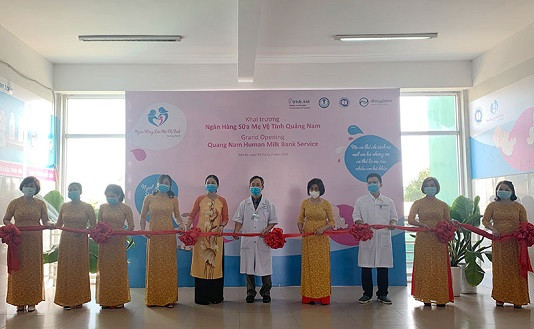 Khai trương Ngân hàng Sữa mẹ vệ tinh Quảng Nam Khai trương Ngân hàng Sữa mẹ vệ tinh Quảng Nam