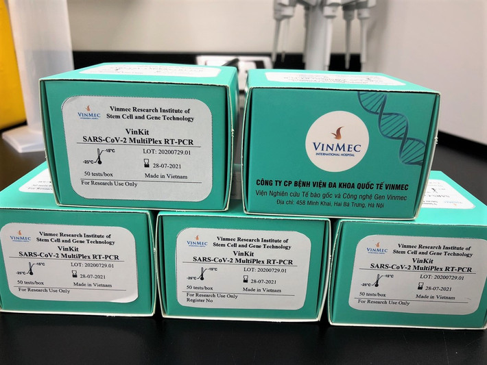 Bộ sinh phẩm Vinkit SARS-CoV-2 Multiplex RT-PCR do Vinmec nghiên cứu phát triển Bộ sinh phẩm Vinkit SARS-CoV-2 Multiplex RT-PCR do Vinmec nghiên cứu phát triển