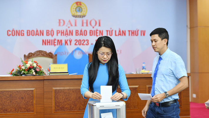 Đại hội Công đoàn Báo Điện tử, Báo Đại biểu Nhân dân nhiệm kỳ 2023 - 2028 ảnh 7 Đại hội Công đoàn Báo Điện tử, Báo Đại biểu Nhân dân nhiệm kỳ 2023 - 2028 -8