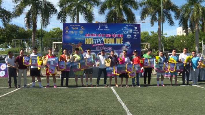 Khai mạc giải bóng đá thiện nguyện sân 7 – cúp “THỞ LEAGUE 2024” lần thứ 3 ảnh 1 Khai mạc giải bóng đá thiện nguyện sân 7 – cúp “THỞ LEAGUE 2024” lần thứ 3