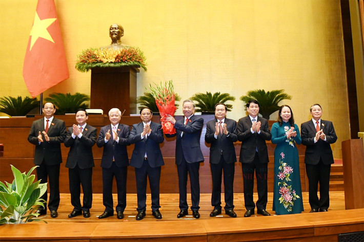 Chủ tịch nước Tô Lâm tuyên thệ nhậm chức ảnh 4 Chủ tịch nước Tô Lâm tuyên thệ nhậm chức -1