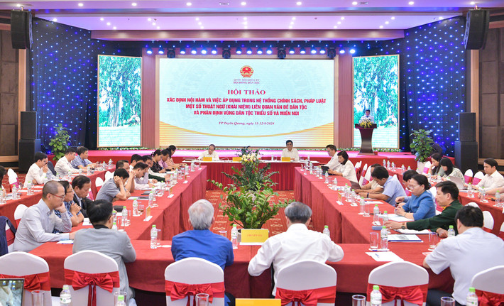 Xây dựng bộ tiêu chí phân định khoa học, sát thực tiễn, dễ áp dụng ảnh 2 Toàn cảnh Hội thảo- Ảnh H.Ngọc