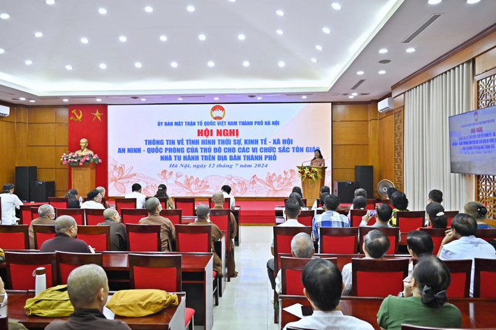 Quang cảnh hội nghị Ủy ban Mặt trận Tổ Quốc Việt Nam TP. Hà Nội: Phát huy vai trò “cầu nối” giữa Đảng với dân -0