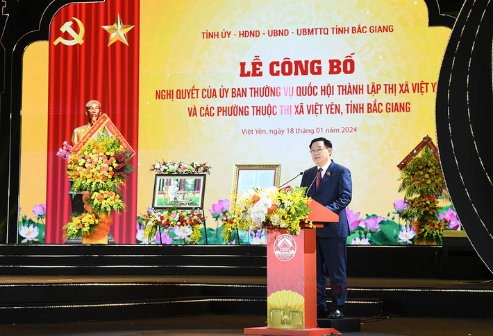 Xây dựng thị xã Việt Yên văn minh, giàu mạnh, luôn Xây dựng thị xã Việt Yên văn minh, giàu mạnh, luôn