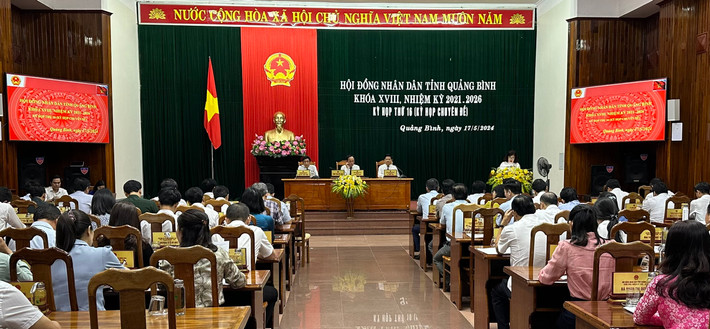 Kỳ họp thứ 16, HĐND tỉnh Quảng Bình Khoá XVIII Kỳ họp thứ 16, HĐND tỉnh Quảng Bình Khoá XVIII