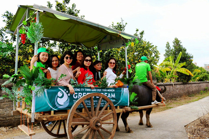 Tour du lịch trải nghiệm của Công ty TNHH Trải nghiệm Green Dream Bắc Giang Ảnh: Thanh Bình Tour du lịch trải nghiệm của Công ty TNHH Trải nghiệm Green Dream Bắc Giang Ảnh: Thanh Bình