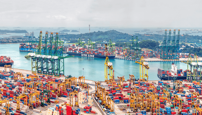 Cảng Singapore. Photo: Port Technology Singapore nỗ lực chống lại các hoạt động buôn bán bất hợp pháp -0