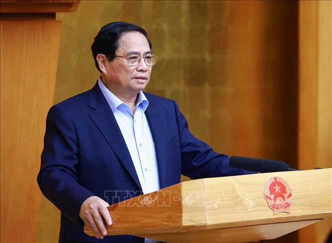 Thủ tướng Phạm Minh Chính chủ trì Phiên họp Chính phủ thường kỳ tháng 6 năm 2024. Ảnh: Dương Giang/TTXVN Thủ tướng Phạm Minh Chính: Phấn đấu quý III tăng trưởng kinh tế đạt 6,5 – 7% -0