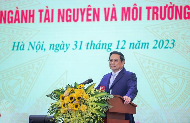 Thủ tướng Chính phủ Phạm Minh Chính phát biểu chỉ đạo Hội nghị Thủ tướng Chính phủ Phạm Minh Chính dự Hội nghị tổng kết và triển khai nhiệm vụ ngành Tài nguyên và Môi trường năm 2024 -0