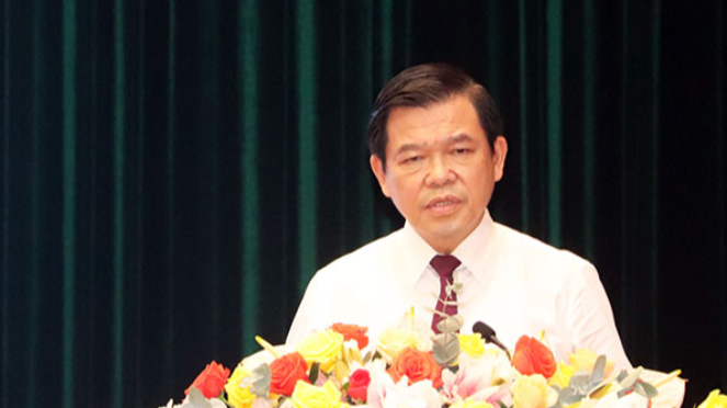 Bí thư Tỉnh uỷ Đồng Nai Nguyễn Hồng Lĩnh phát biểu tại hội nghị Bí thư Tỉnh ủy Nguyễn Hồng Lĩnh phát biểu tại hội nghị