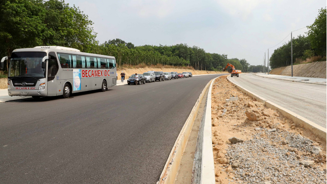 Điểm đầu của đường tạo lực Bắc Tân Uyên - Phú Giáo - Bàu Bàng Điểm đầu của đường tạo lực Bắc Tân Uyên - Phú Giáo - Bàu Bàng