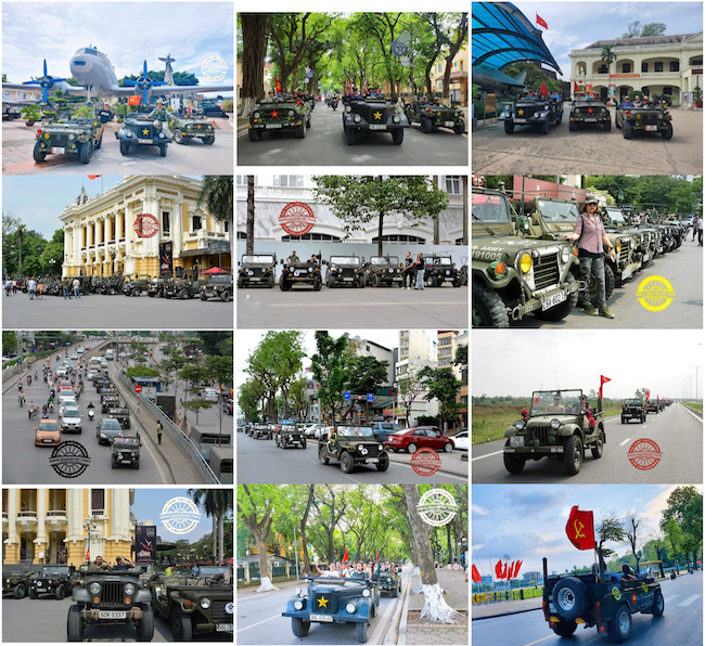 Hàng loạt sự kiện với sự tham gia của số lượng lớn xe "U-Oát" tại Hà Nội (Nguồn: Website của Hanoi Backstreet Tours) Hà Nội: Mối nguy từ hàng loạt xe “U oát” chở người chạy trên đường phố -0