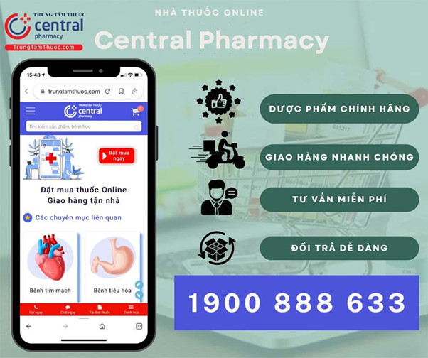 Nhà thuốc online tại nhà. Nhà thuốc Central Pharmacy - Chất lượng khẳng định cho thương hiệu -0