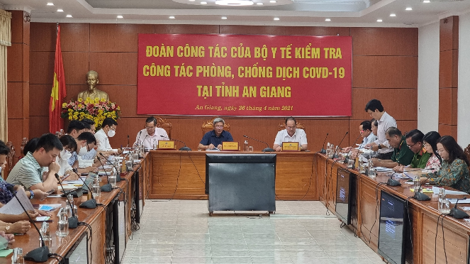 Toàn cảnh buổi làm việc. Ảnh: Vân Phi Toàn cảnh buổi làm việc