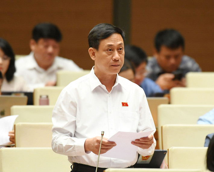 ĐBQH Mai Văn Hải (Thanh Hóa) phát biểu. Ảnh: Lâm Hiển Tạo điều kiện cho địa phương tiếp tục thực hiện hiệu quả Chương trình phát triển kinh tế- xã hội vùng đồng bào dân tộc thiểu số -0