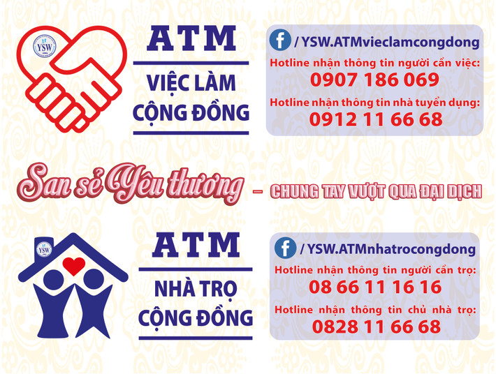 “ATM việc làm cộng đồng” và “ATM phòng trọ cộng đồng” sẽ đóng vai trò cầu nối “kép” giữa người lao động - các nhà tuyển dụng, doanh nghiệp và người lao động - nhà trọ cộng đồng. “ATM việc làm cộng đồng” và “ATM phòng trọ cộng đồng” sẽ đóng vai trò cầu nối “kép” giữa người lao động - các nhà tuyển dụng, doanh nghiệp và người lao động - nhà trọ cộng đồng.