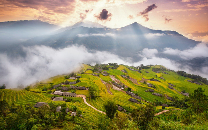 Ruộng bậc thang ở Hoàng Su Phì với vẻ đẹp như tranh vẽ. Tầm nhìn phát triển du lịch giai đoạn mới của Hà Giang -0