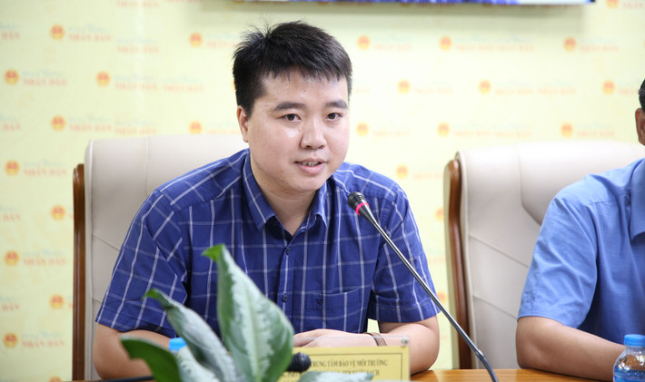 Cố vấn chiến lược Trung tâm Bảo vệ môi trường và Ứng phó biến đổi khí hậu Phạm Hồng Quân phát biểu. Ảnh: Duy Thông Thị trường tín chỉ carbon: Cần sự tiếp sức kịp thời từ cơ chế, chính sách -0
