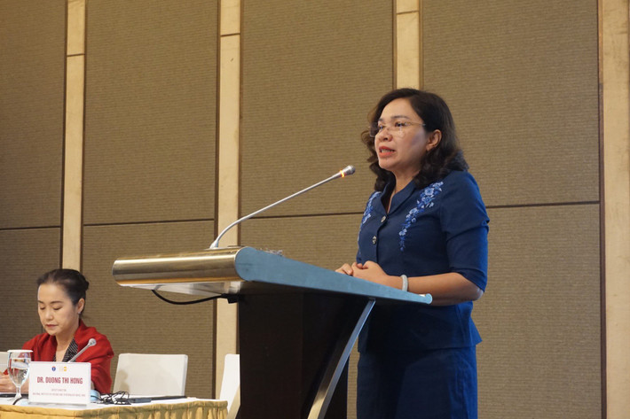 PGS.TS Dương Thị Hồng, Phó Viện trưởng - Phụ trách quản lý, điều hành Viện Vệ sinh dịch tễ Trung ương phát biểu tại Hội thảo (Ảnh: Nguyễn Liên) Căn bệnh khiến trung bình 7 phụ nữ Việt Nam tử vong mỗi ngày -0