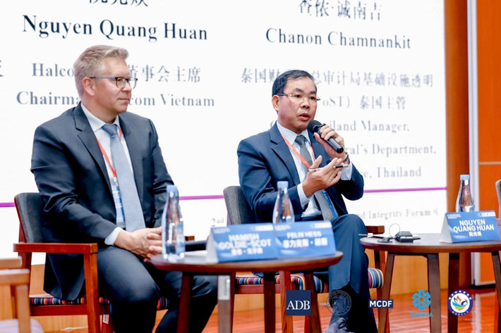 Sự kiện quy tụ nhiều chuyên gia, doanh nhân và học giả uy tín tham gia trao đổi thảo luận. Ảnh: MCDF Châu Á - Thái Bình Dương: Các doanh nghiệp cần liêm chính để phát triển bền vững -0