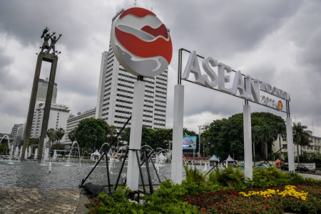 Indonesia đã sẵn sàng cho Hội nghị Cấp cao ASEAN lần thứ 42. Ảnh: ANTARA FOTO Indonesia đã sẵn sàng cho Hội nghị Cấp cao ASEAN lần thứ 42 - Ảnh: ANTARA FOTO