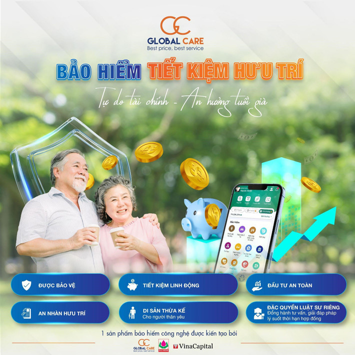 Bảo hiểm Tiết kiệm Hưu trí - 1 sản phẩm bảo hiểm công nghệ được kiến tạo bởi Global Care, Bảo Minh và VinaCapital Global Care ra mắt sản phẩm tiết kiệm hữu trí -0