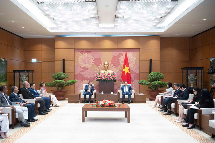 Chủ nhiệm Ủy ban Đối ngoại Vũ Hải Hà tiếp Bộ trưởng Nông nghiệp Cộng hòa Dominica ảnh 3 Quang cảnh cuộc tiếp