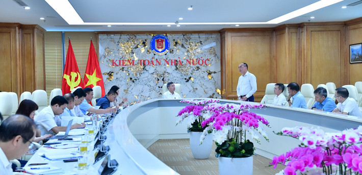 Quang cảnh cuộc họp Kiểm toán nhà nước sẽ tổ chức hai hội thảo lớn trước thềm kỷ niệm 30 năm thành lập -0