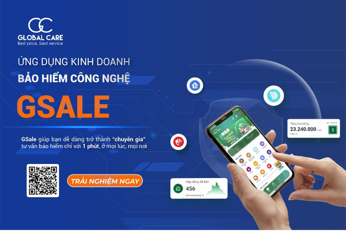 GSale giúp bạn dễ dàng trở thành “chuyên gia” với thu nhập hàng tháng hấp dẫn Mục sở thị ứng dụng kinh doanh bảo hiểm số đầu tiên tại Việt Nam -0