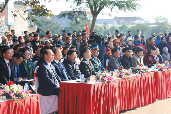 Ủy viên Thường trực Ủy ban Văn hóa, Giáo dục Bùi Hoài Sơn dự buổi lễ Rối nước Đào Thục được công nhận Di sản văn hóa phi vật thể quốc gia -0