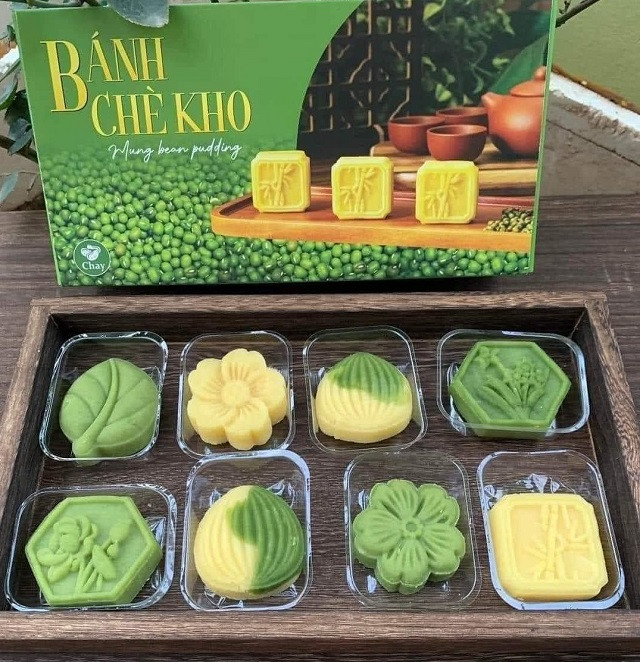 Bánh Chè Kho đa dạng về mẫu mã và hình dáng. Ảnh: ITN Bánh Chè Kho đa dạng về mẫu mã và hình dáng. Ảnh: ITN