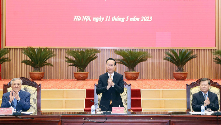 Chủ tịch Nước Võ Văn Thưởng làm việc với Viện Kiểm sát nhân dân tối cao ảnh 1 Chủ tịch Nước Võ Văn Thưởng làm việc với Viện Kiểm sát nhân dân tối cao -2