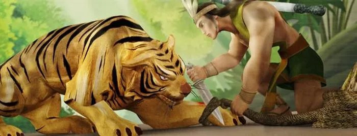 Một cảnh trong phim "Anh hùng núi Tản". Ảnh: HHVN Ra rạp 3 bộ phim hoạt hình lịch sử -0