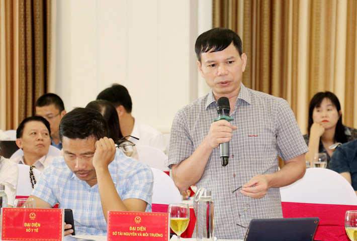 Phó Giám đốc Sở Tài nguyên và Môi trường tỉnh Nghệ An Phạm Văn Toàn phát biểu Nghệ An: Có giải pháp quyết liệt để khắc phục những hạn chế trong việc chấp hành pháp luật về an toàn, vệ sinh lao động -0