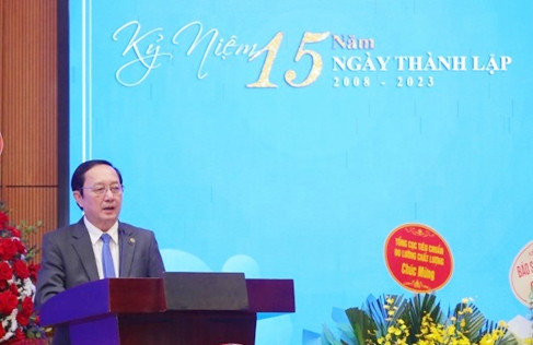 Bộ trưởng Bộ Khoa học và Công nghệ Huỳnh Thành Đạt ghi nhận, biểu dương tập thể Trung tâm Nghiên cứu và Phát triển truyền thông KH-CN Kỷ niệm 15 năm thành lập Trung tâm Nghiên cứu và Phát triển truyền thông khoa học và công nghệ -0