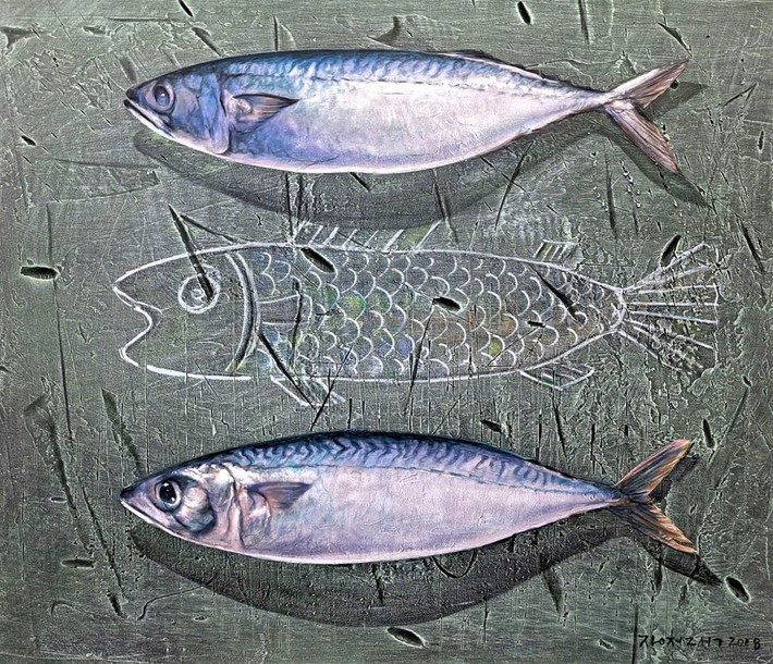 "Nhật ký của mẹ" (A mother's diary), sơn dầu trên gỗ, 53x45cm, 2018 Họa sĩ Hàn Quốc Jakka Jang: Bậc thầy tả thực và cầu nối văn hóa Việt - Hàn -1